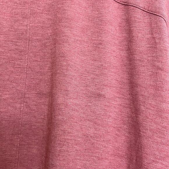 L.L.Bean Womens Longline Jersey Cardigan 2X Plus Pink Modal Blend Pockets flaws - Picture 6 of 7